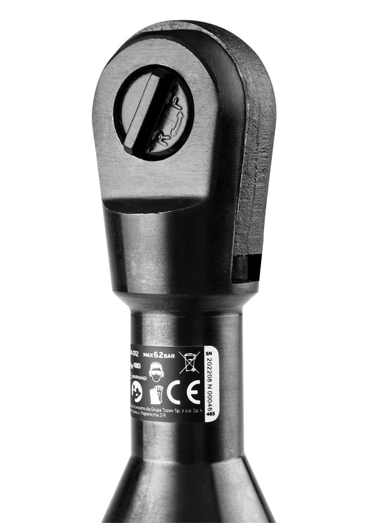 Klucz udarowy pneumatyczny kątowy, 1/2", 88 Nm