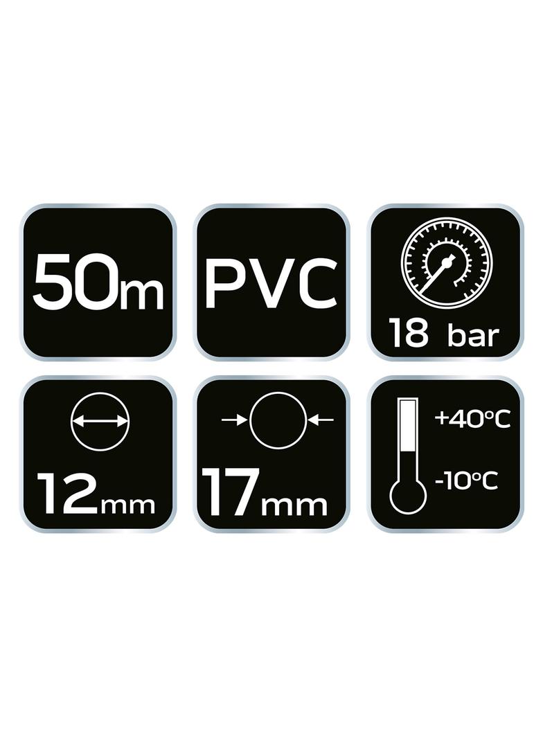 Przewód ciśnieniowy zbrojony 12 x 17 mm, 50 m