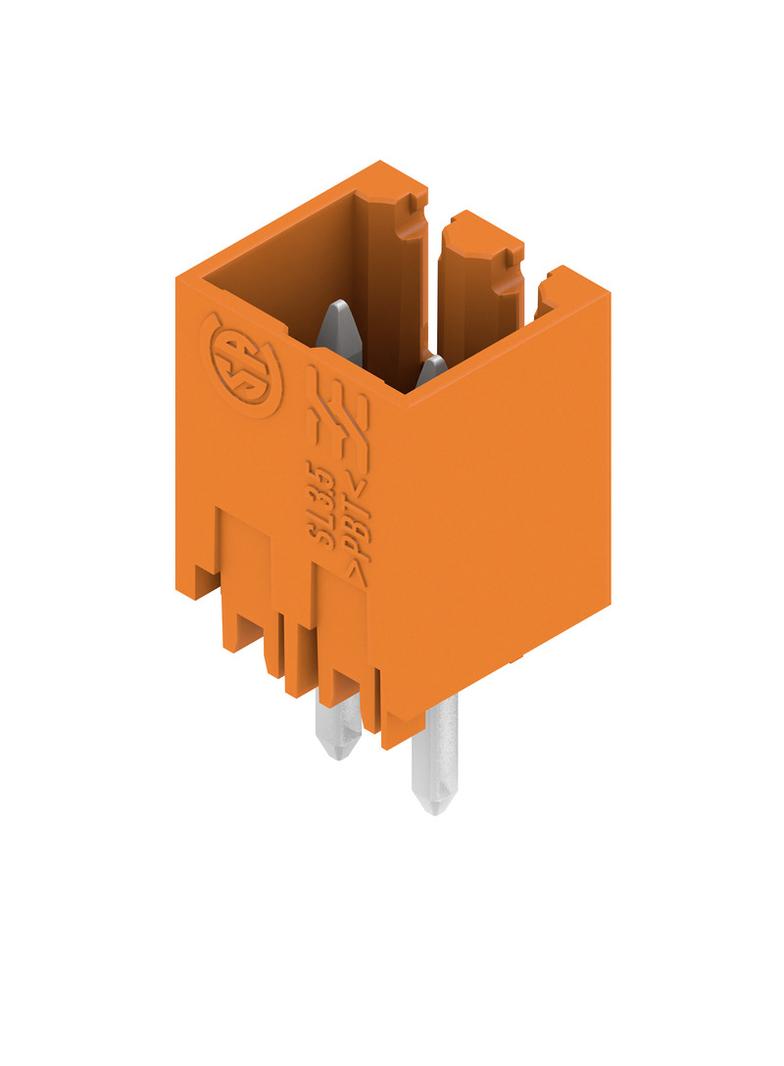 SL 3.50/02/180G 4.5SN OR BX Wtyki PCB (złącza płyty), 3.50 mm, Liczba biegunów: 2, kąt odejścia: 180° /100szt./ 1604620000 WEIDMÜLLER