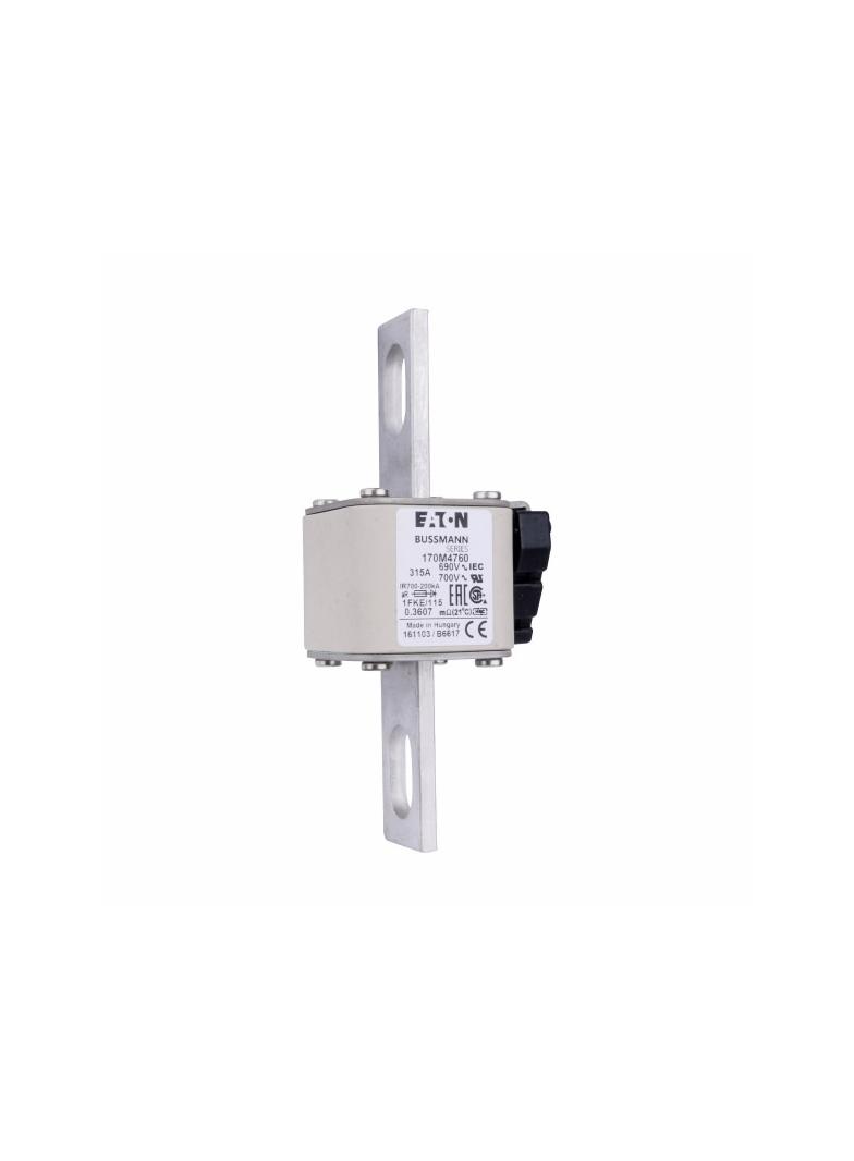 FUSE 315A 690V 1FKE/115 AR UC Wkładka szybka 315A AC 690V rozmiar 1 53x69x136 mm aR IEC UL 170M4760