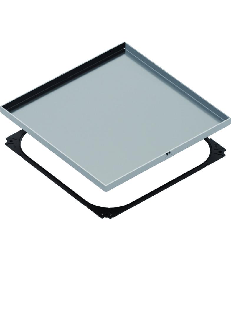 tehalit.VE-EE Pokrywa pełna do bazy IP54 5kN Q16 320x320 15mm stal nierdzewna EKQ162BL15 HAGER