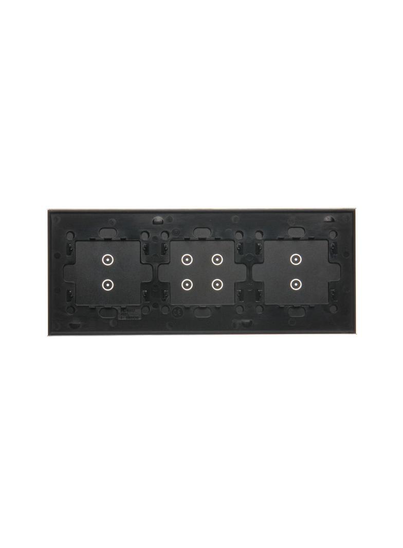 Simon 54 Touch Panel dotykowy S54 Touch 3 moduły 2 pola dotykowe pionowe + 4 pola dotykowe + 2 pola dotykowe pionowe zastygła lawa DSTR3343/73 KONTAKT