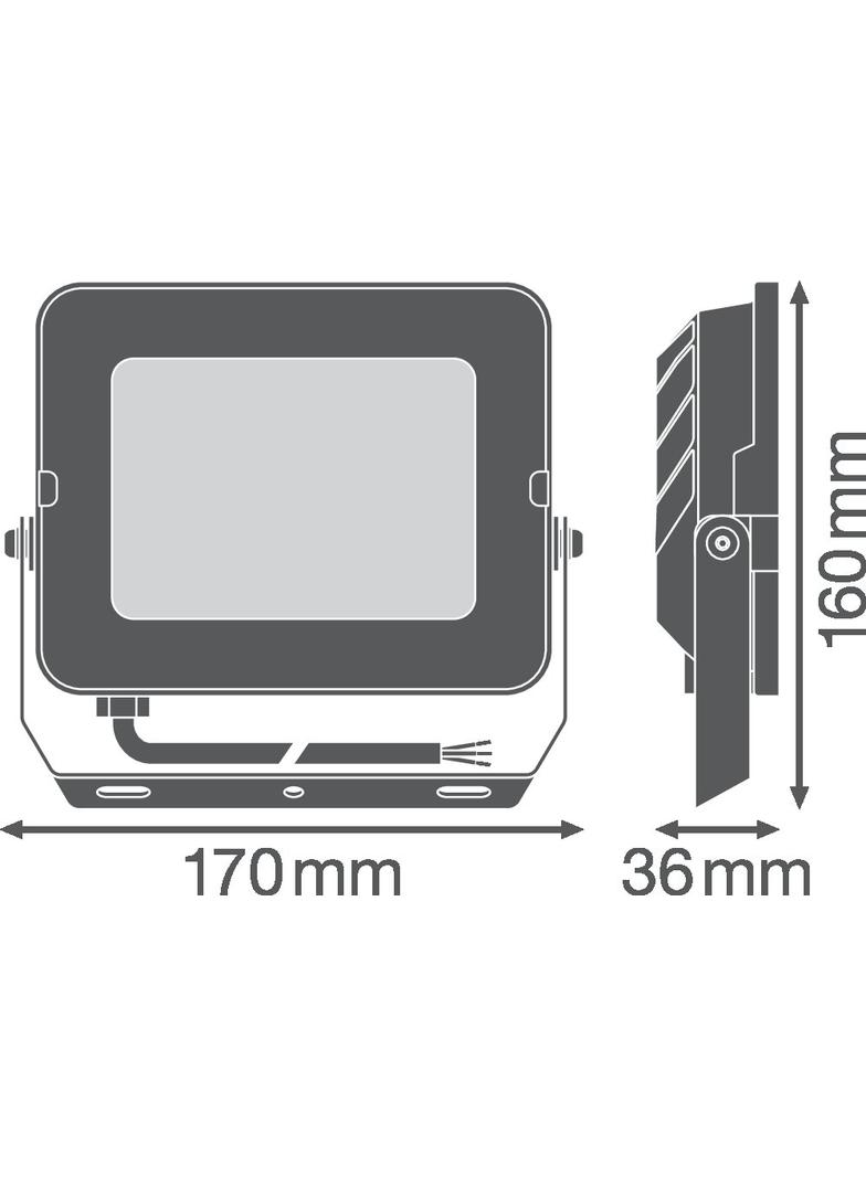 Naświetlacz FLOOD COMPACT V 50W 840 SYM 100 black