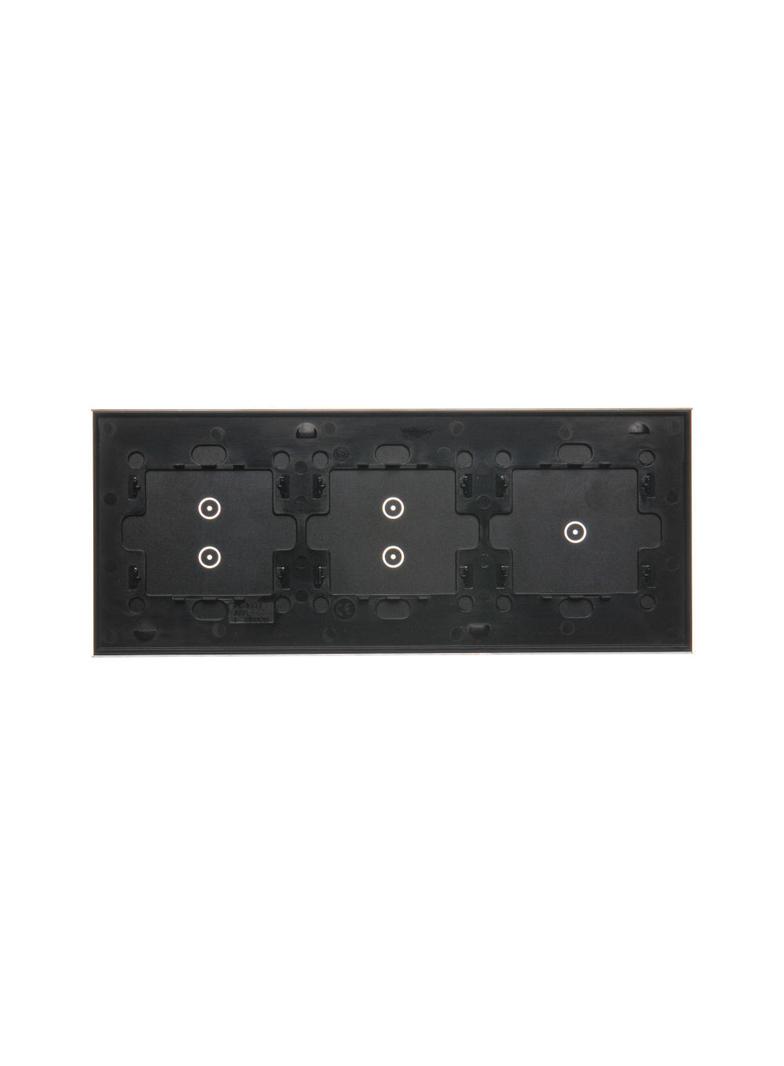Simon 54 Touch Panel dotykowy S54 Touch 3 moduły 1 pole dotykowe + 2 pole dotykowe pionowe + 2 pola dotykowe pionowe zastygła lawa DSTR3133/73 KONTAKT
