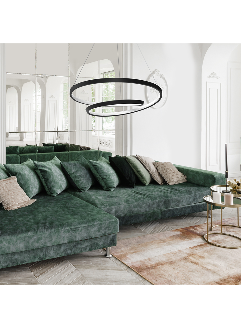 Lampa wisząca LUCERO BLACK 48W LED