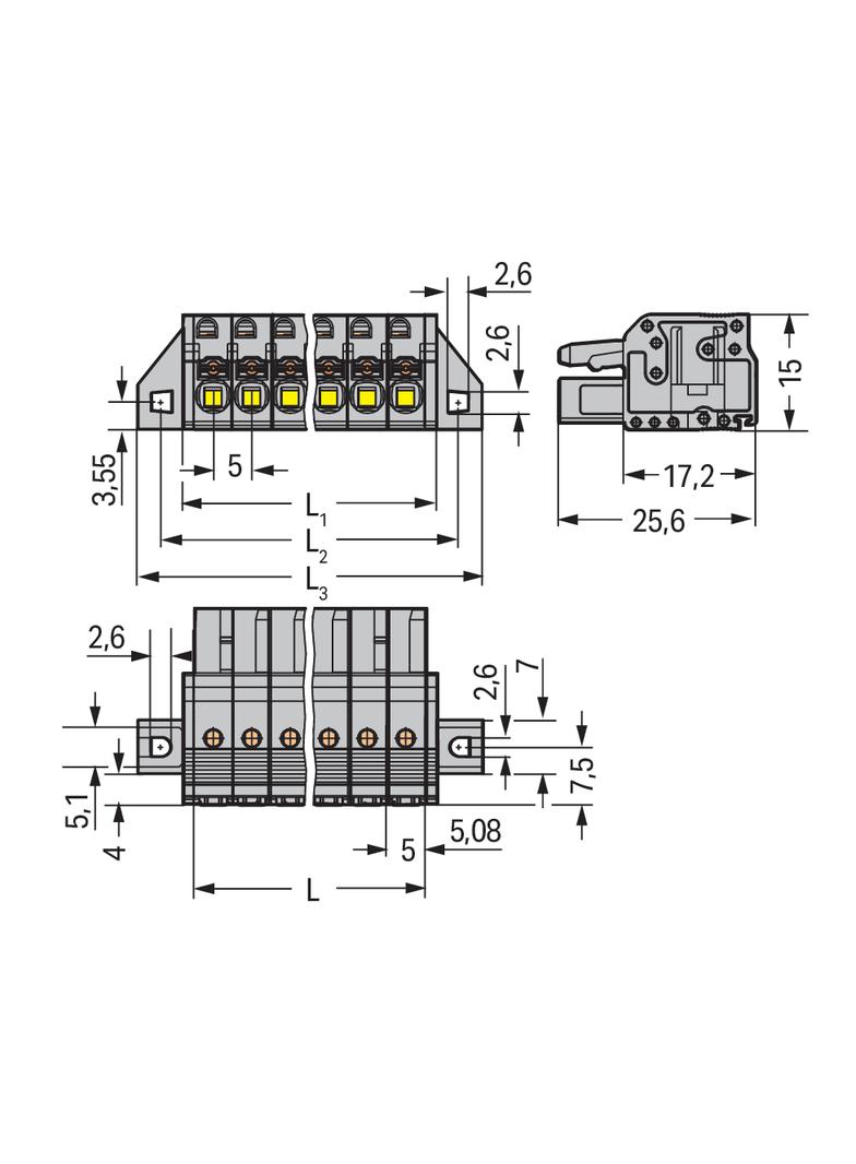 1-przewodowe gniazdo