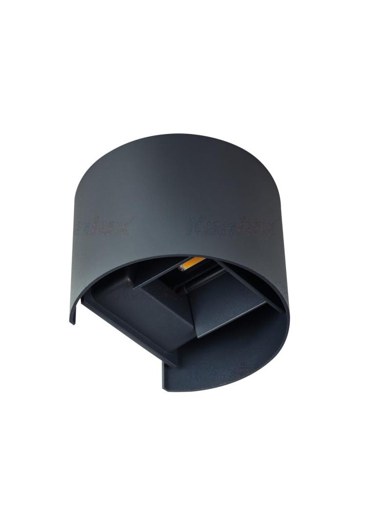 REKA LED EL 7W-O-GR Oprawa elewacyjna REKA LED EL 7W-O-GR max 380lm barwa biała IP54 kolor grafitowy