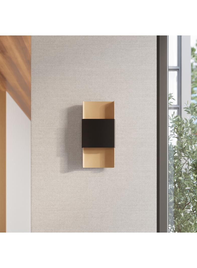 Kinkiet DURLIN złoty/czarny