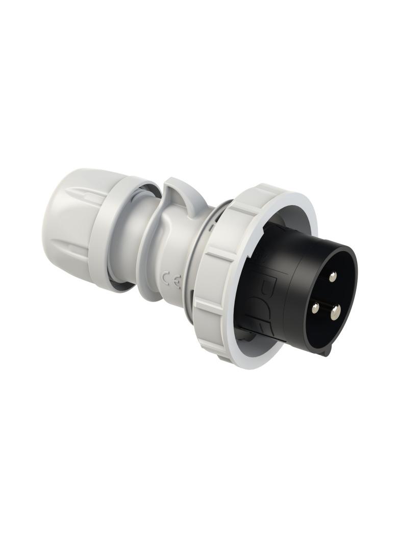 WTYCZKA 16A 3P IP67 7H 500V STYKI NIKLOWANE 0132-7V PCE