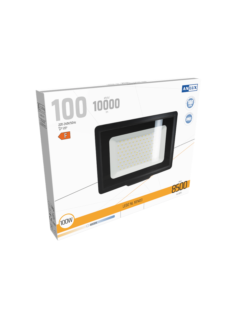 NAŚWIETLACZ LED XENO3 100W 100LM/W ZIMNY BIAŁY ANLUX