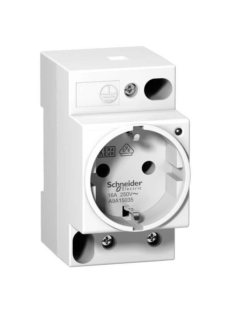 Gniazdo modułowe Acti9 iPC-DE-I z lampką A9A15035 Schneider