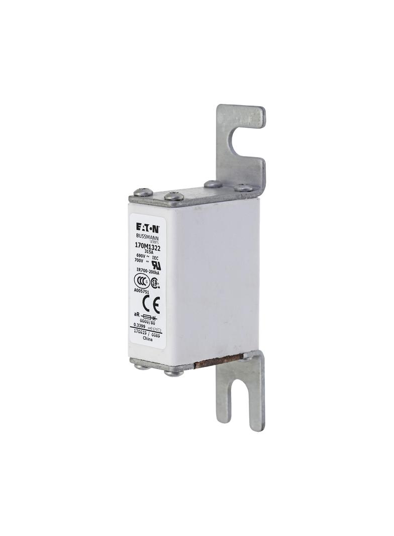 315A 690V IEC aR 000U/80 SQUAREBODY FUSE Wkładka szybka 315A AC 690V DIN 000 21x40x100 mm, 170M1322