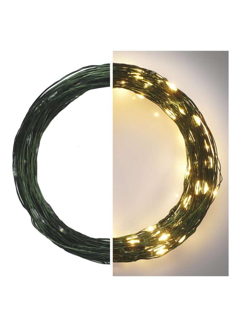 Lampki świateczne nano łezki 150LED 15m ciepła biel IP44 timer D3AW05 EMOS