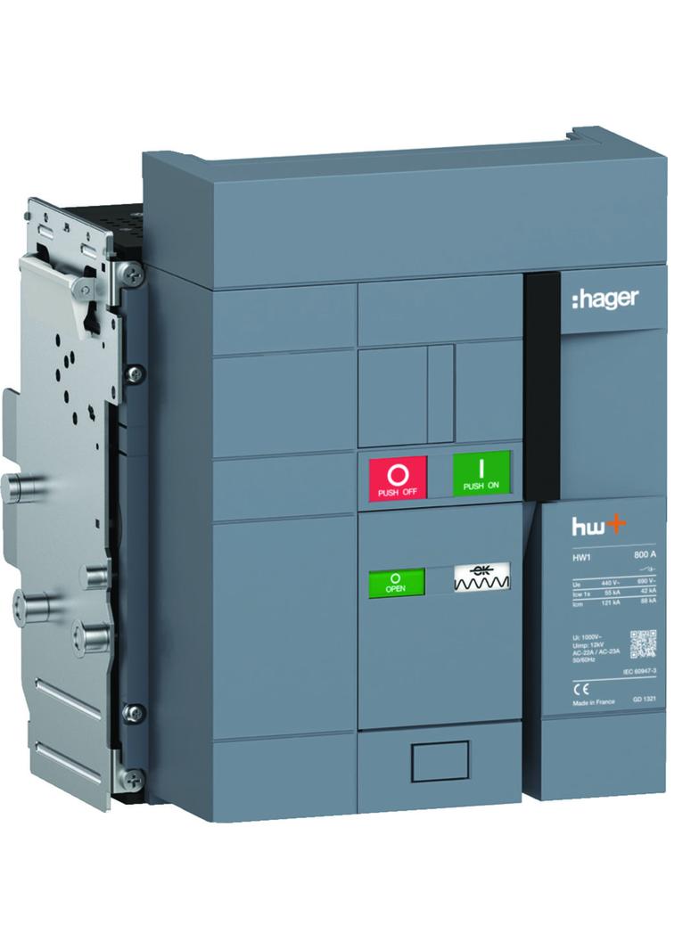 ACB HW1 800A 3P Rozłącznik powietrzny wysuwny HW1W308DS HAGER