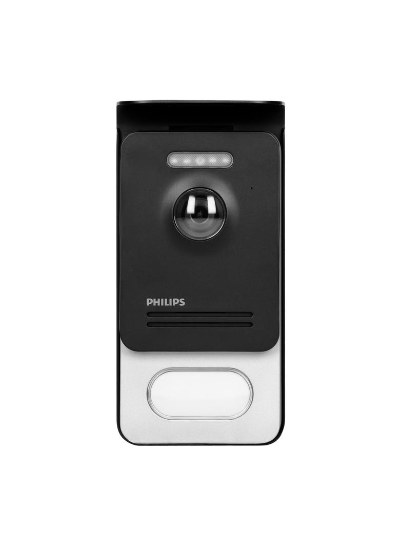 Philips WelcomeEye Compact Zestaw wideodomofonowy bezsłuchawkowy kolor LCD 4,3" menu OSD stero 53110