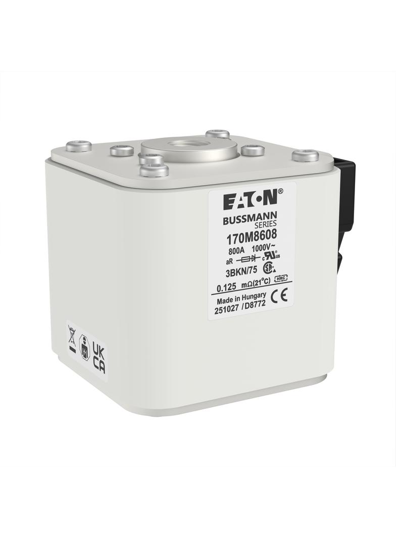 FUSE 800A 1000V 3BKN/75 AR UR Wkładka szybka 800A AC 1000V rozmiar 3 74x92x76 mm aR IEC UL 170M8608