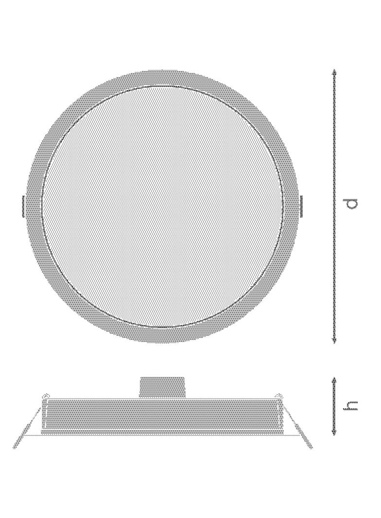 Oprawa LED DOWNLIGHT IP44 DN 190 18W 865 WT 4058075703179 LEDVANCE