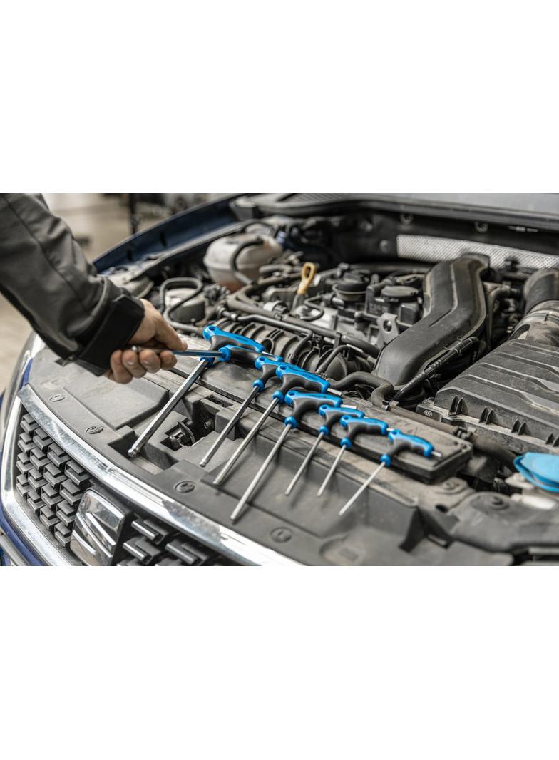 Zestaw kluczy sześciokątnych typu-T z kulką, długie 8 szt