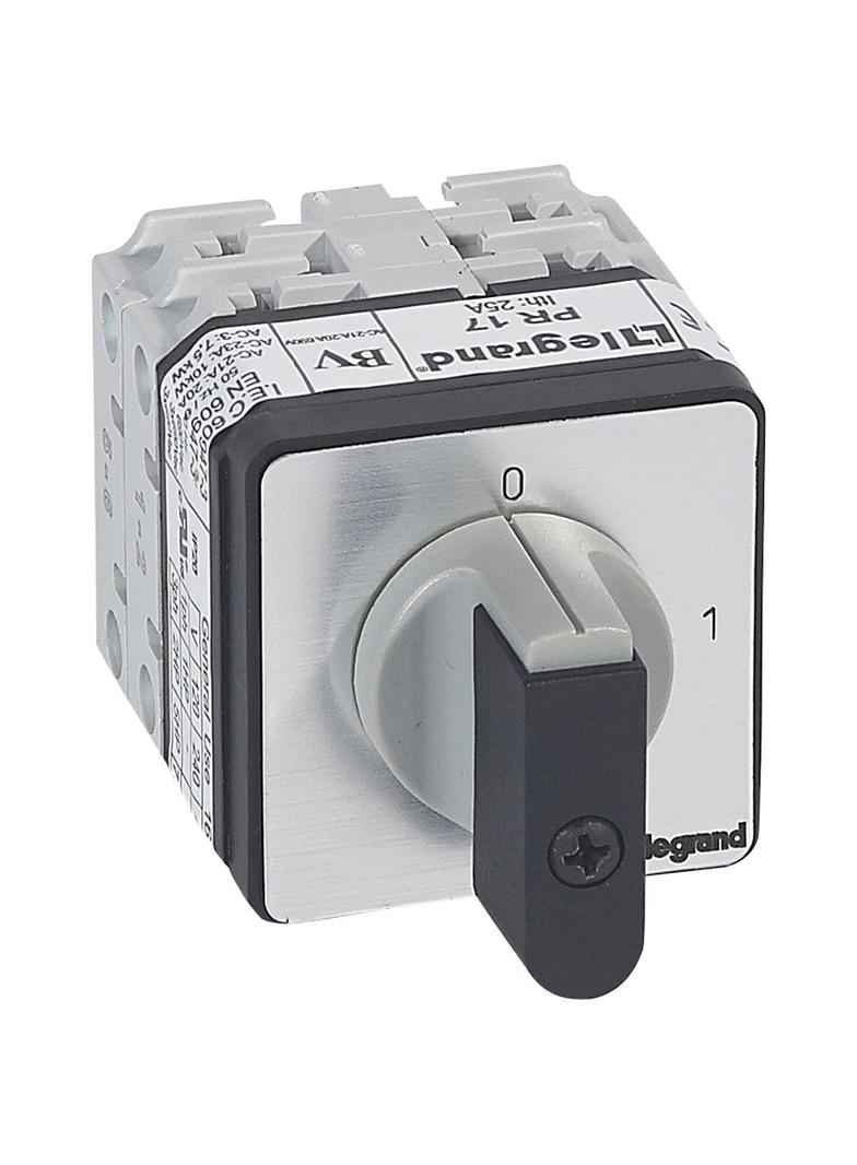 PRZEŁĄCZNIK KRZYWKOWY 0-1 PR17 20 A 3P, Legrand