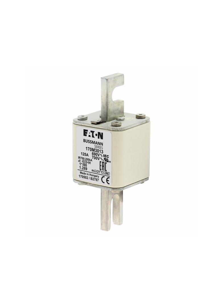 125A 690V 1*/80 aR INDICATOR FUSE Wkładka szybka 125A AC 690V compact DIN 1 45x45x104 mm, 170M3013 E