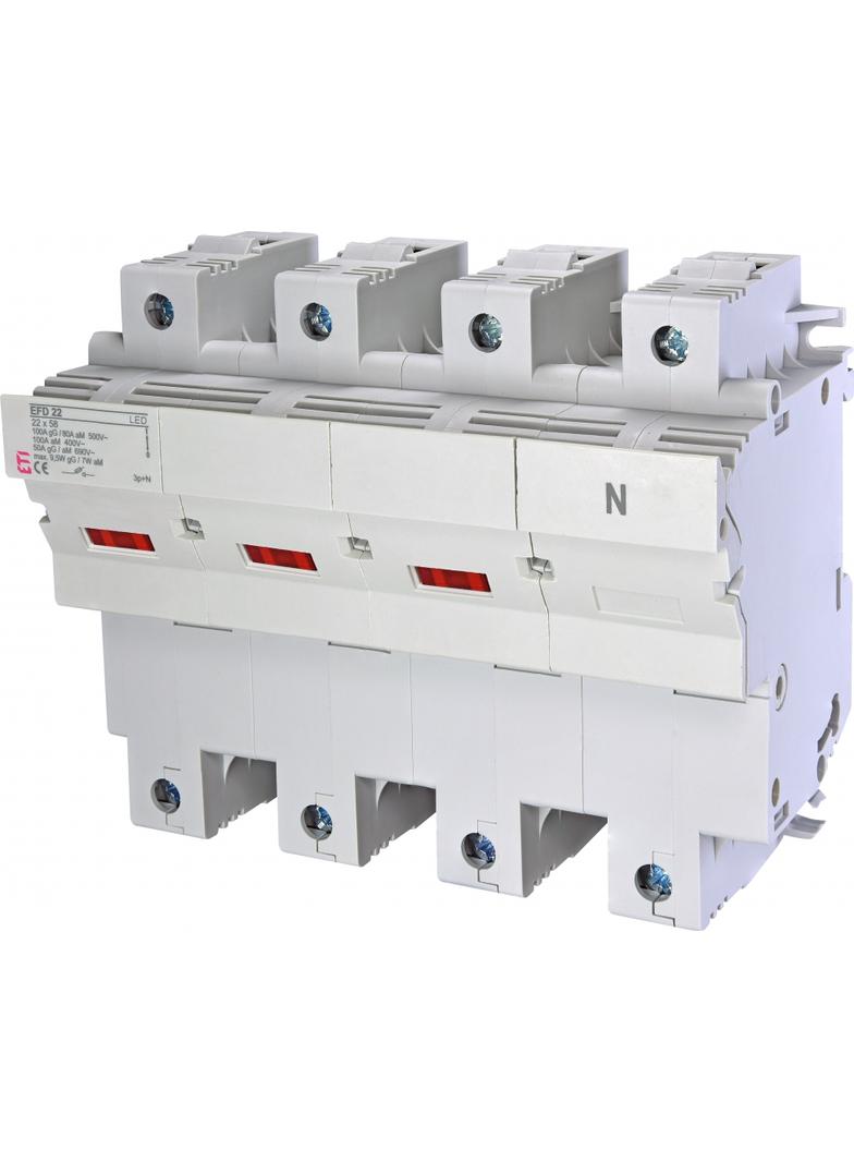 Rozłącznik bezpiecznikowy EFD 22 3P+N LED 002570015 ETI