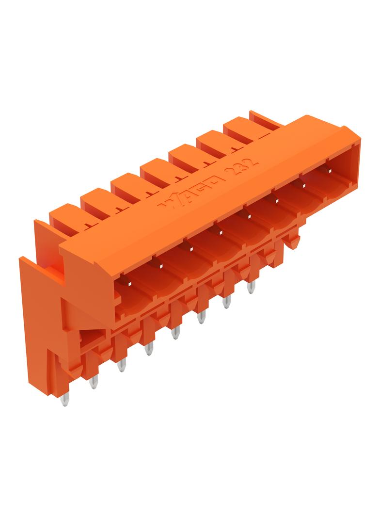 MCS-MIDI Classic wtyk podwyższony 8-bieg. pomarańczowy raster 5,08 mm /50szt./ WAGO