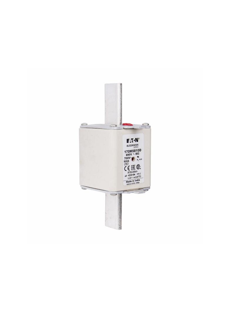 500A 690V aR DIN 2 HSDNH FUSE Wkładka szybka 500A AC 690V DIN 2 aR DIN IEC podwójny wskaźni 170M5810