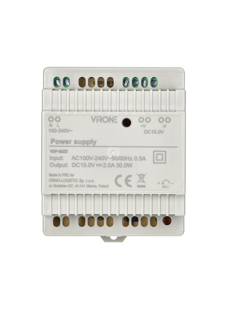 Zestaw wideodomofonowy, bezsłuchawkowy, monitor 10'' LCD, menu OSD, WI-FI + APP na telefon, z gniazde VDP-66/B ORNO