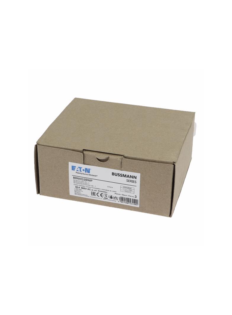 NH 80A 500V gG rozmiar 2 WEATHER RESISTANT NH LV 80A 500V gG rozmiar 2 WR 80NHG2BWP EATON