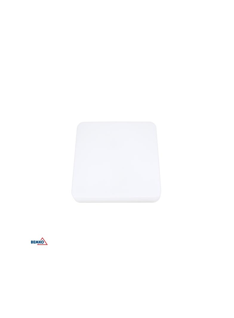 PLAFONIERA LED ELWATT-ELPO 12W CCT 1000lm IP54 KWADRAT