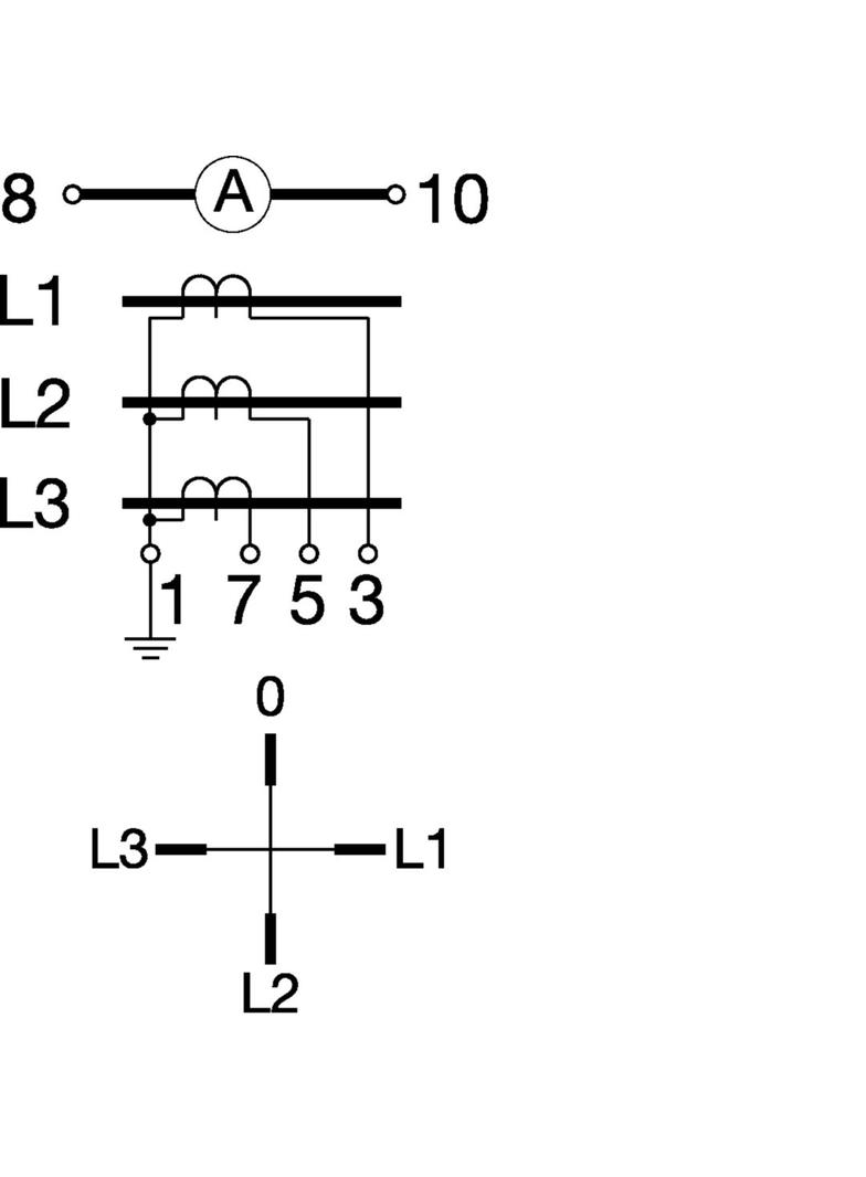 Przełącznik amperomierza 4-pozycyjny 400V 20A SK603 HAGER