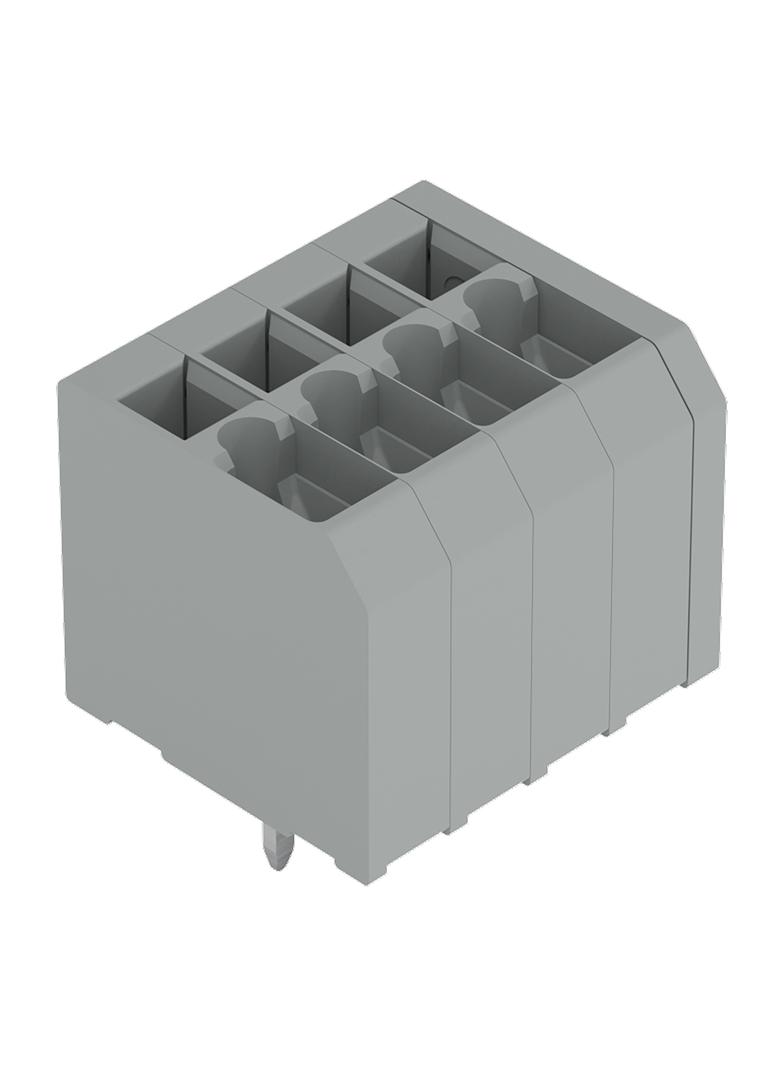 listwa zaciskowa do pł. drukowanych 8-bieg. szara raster 3,5 mm /40szt./ WAGO