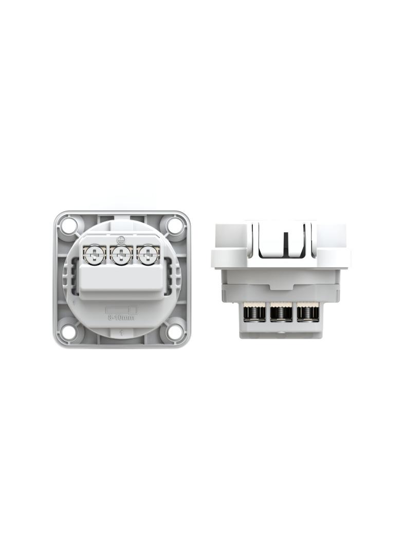 SCHUKO BIALE 16A 3P IP44 Z ZABEZPIECZENIEM BOCZNYM 105-0WS PCE