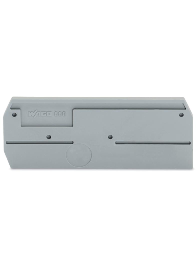 ścianka końcowa szara