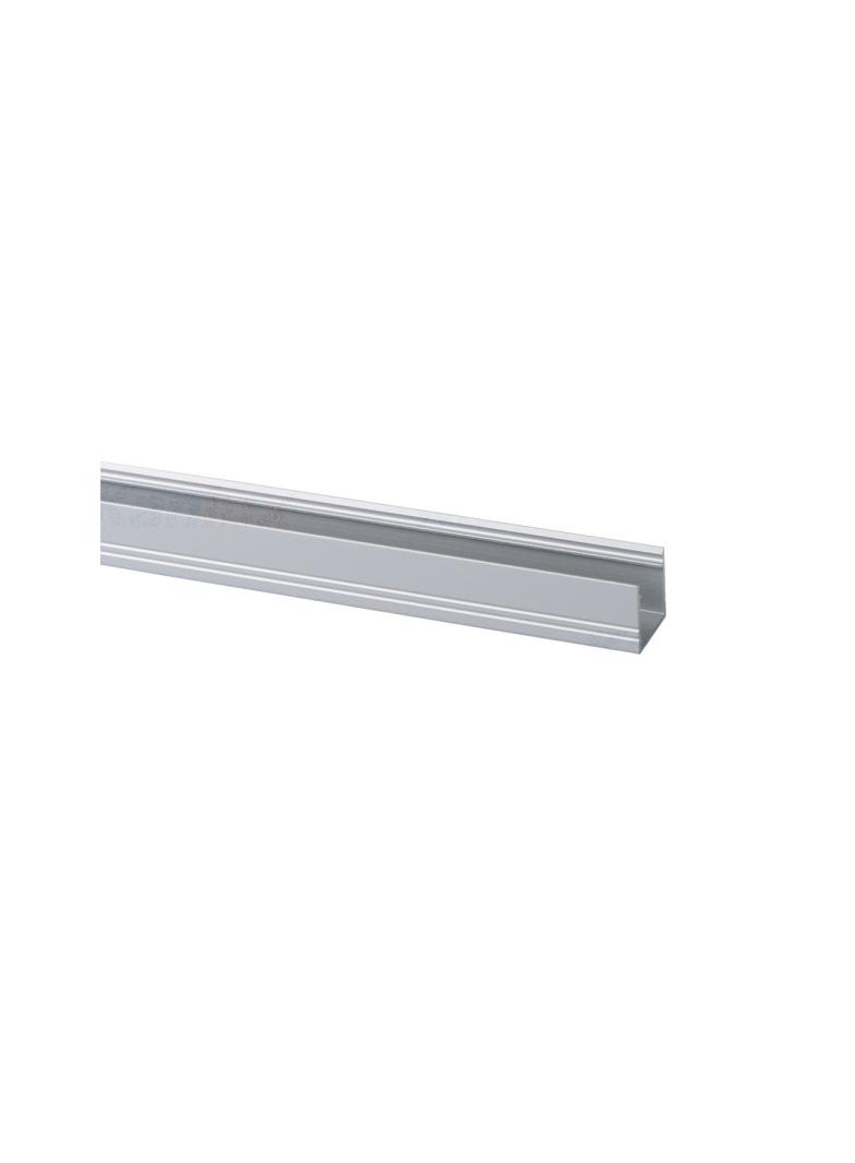 PROFILO F Profil do taśm LED PROFILO F 1M (kpl.10 szt.x1m) anodowany KANLUX