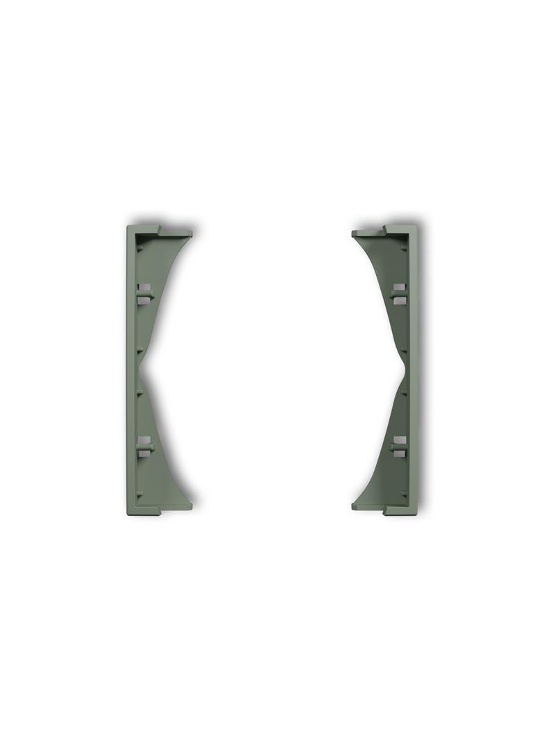 ICON Ramka pośrednia do gniazd podwójnych szałwiowy