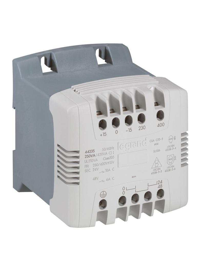 Transformator Sterowniczy Separacyjny 250Va 230-400/115-230V 044265 LEGRAND