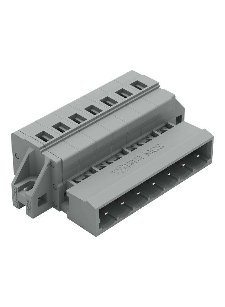 MCS-MIDI Classic wtyk 7-bieg. szary raster 5 mm