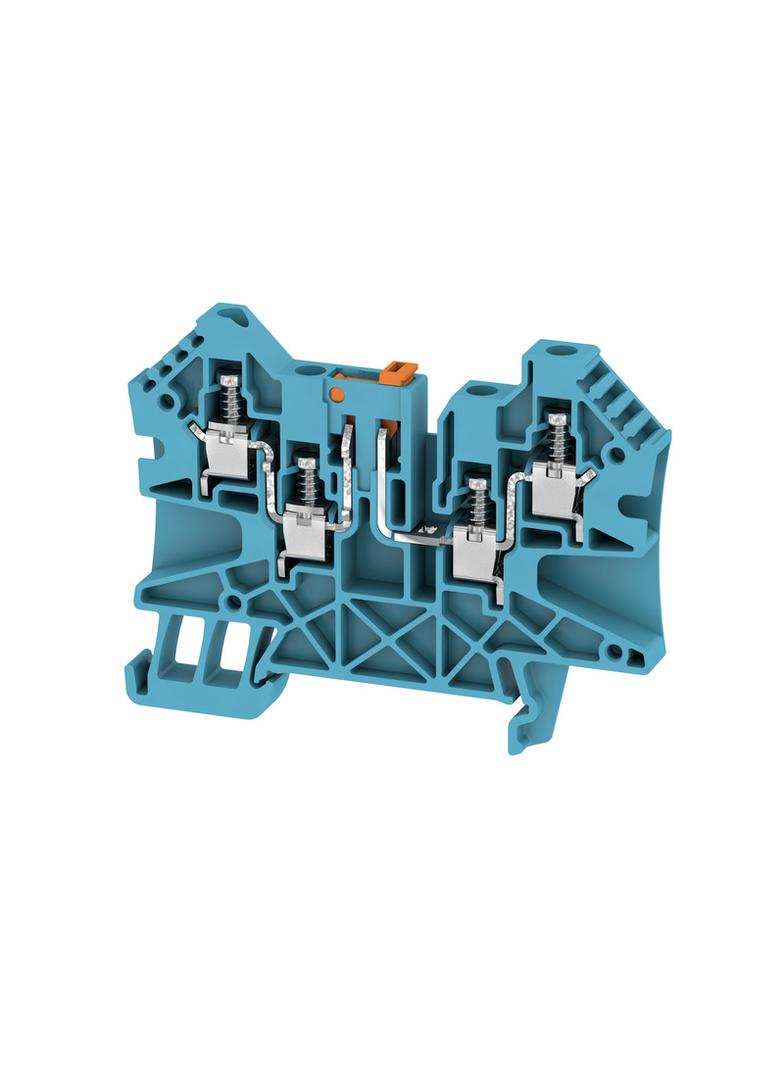 WTR 4/ZZ BL Złączka szynowa rozłączalno-pomiarowa, nr katalogowy 1193450000