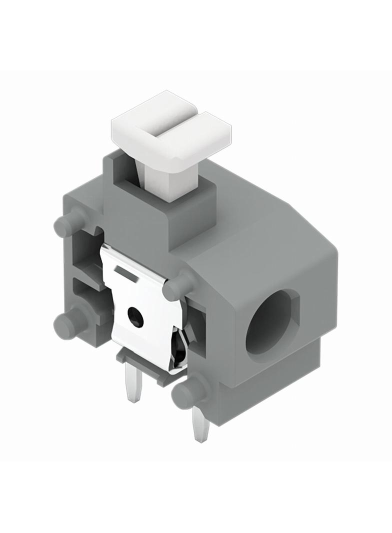 złączka do płytek drukowanych ciemnoszara raster 7,5/7,62 mm