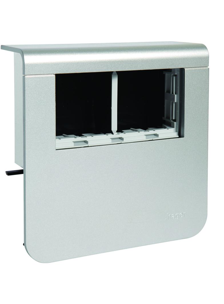 tehalit.SL Pusty nośnik urządzeń 20x80 45x45 aluminium SL20080903D1 HAGER