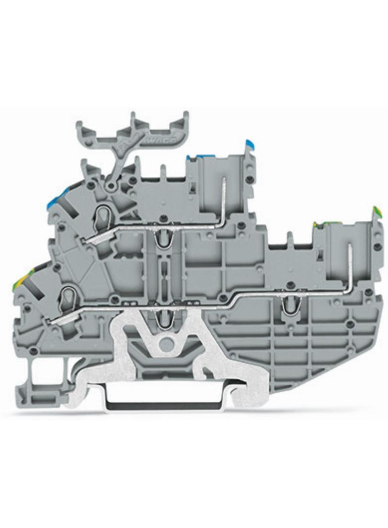 dwupiętrowa złączka 1-przewodowa/1-pinow
