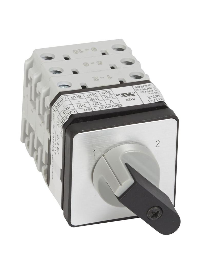 PRZEŁĄCZNIK KRZYWKOWY 1-2 PR17 20 A 3P, Legrand