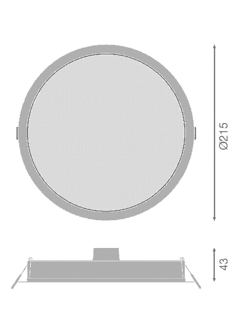 Oprawa LED DOWNLIGHT IP44 DN 215 30W 865 WT 4058075703322 LEDVANCE