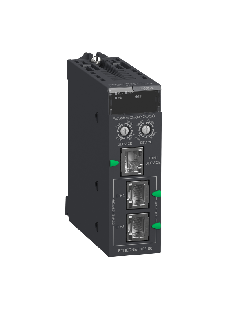 Modicon M580, moduł łącznika sieci Ethernet