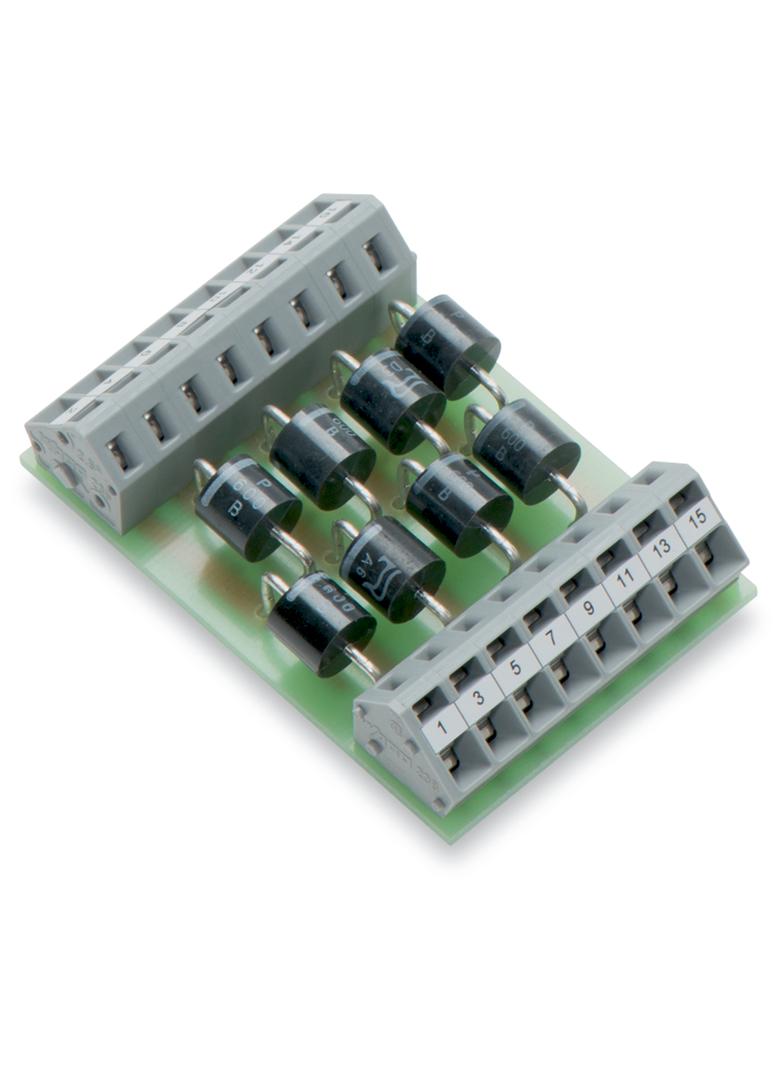 otwarta bramka diodowa 8xP600B 6A WAGO