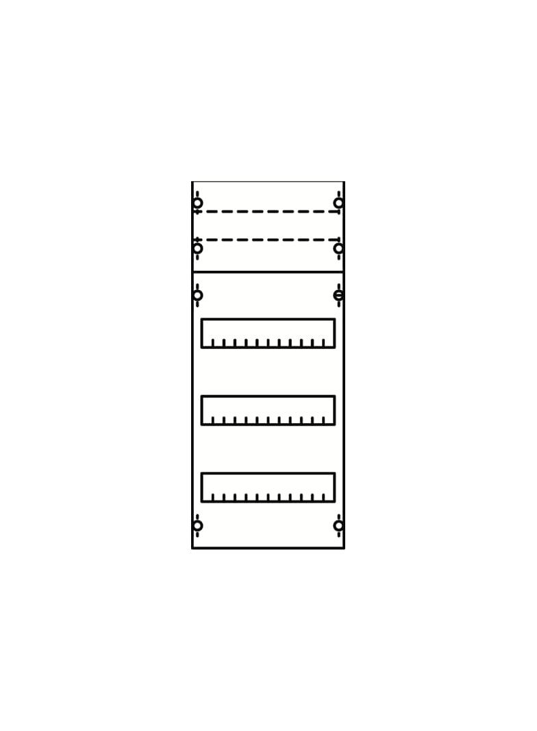 1V0KA Pole rozdzielcze 1 kol.szer.