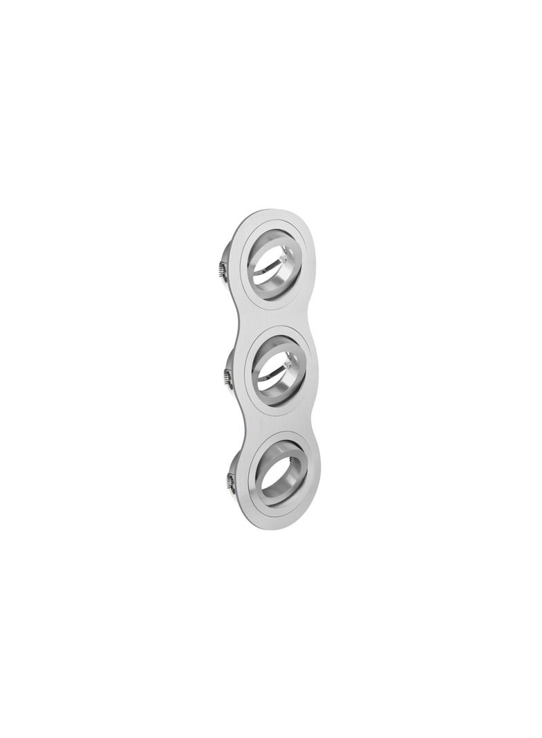 SUFITOWA OPRAWA PUNKTOWA MORENA, IP20, OKRĄGŁA, 3 OCZKA, INOX