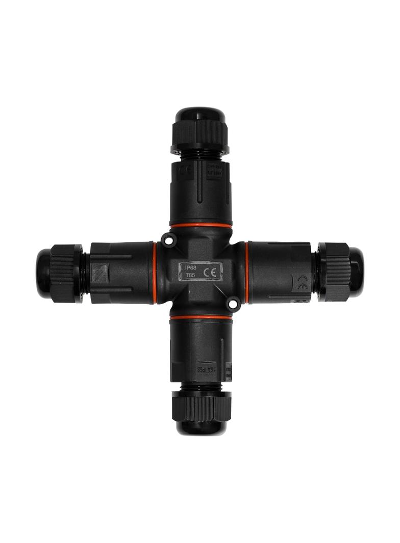SZPN 293X-4T złączka kablowa 3x1,5 czwórnik czarna 39.2934 OPATÓWEK