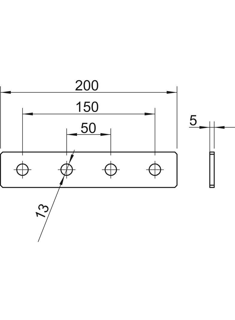 GMS 4 VP FT, PŁYTA ŁĄCZ. 4 OTW. FT